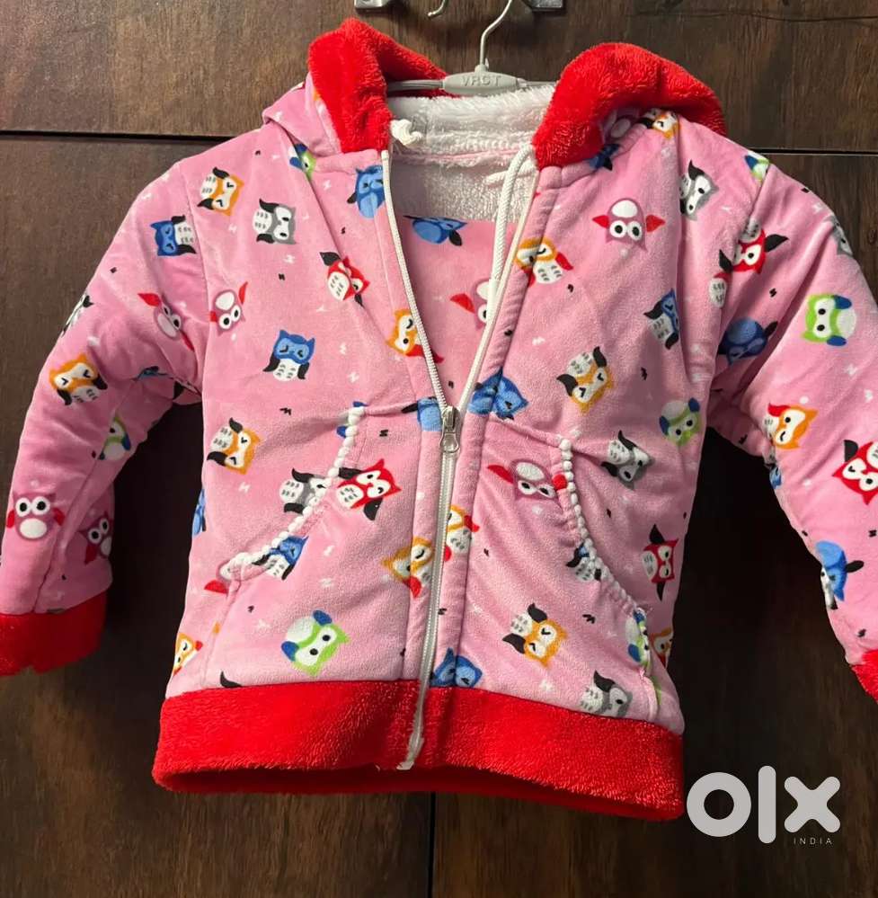 Cute owl print kid set