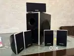 Home theater speakers woofer + 5 speakers