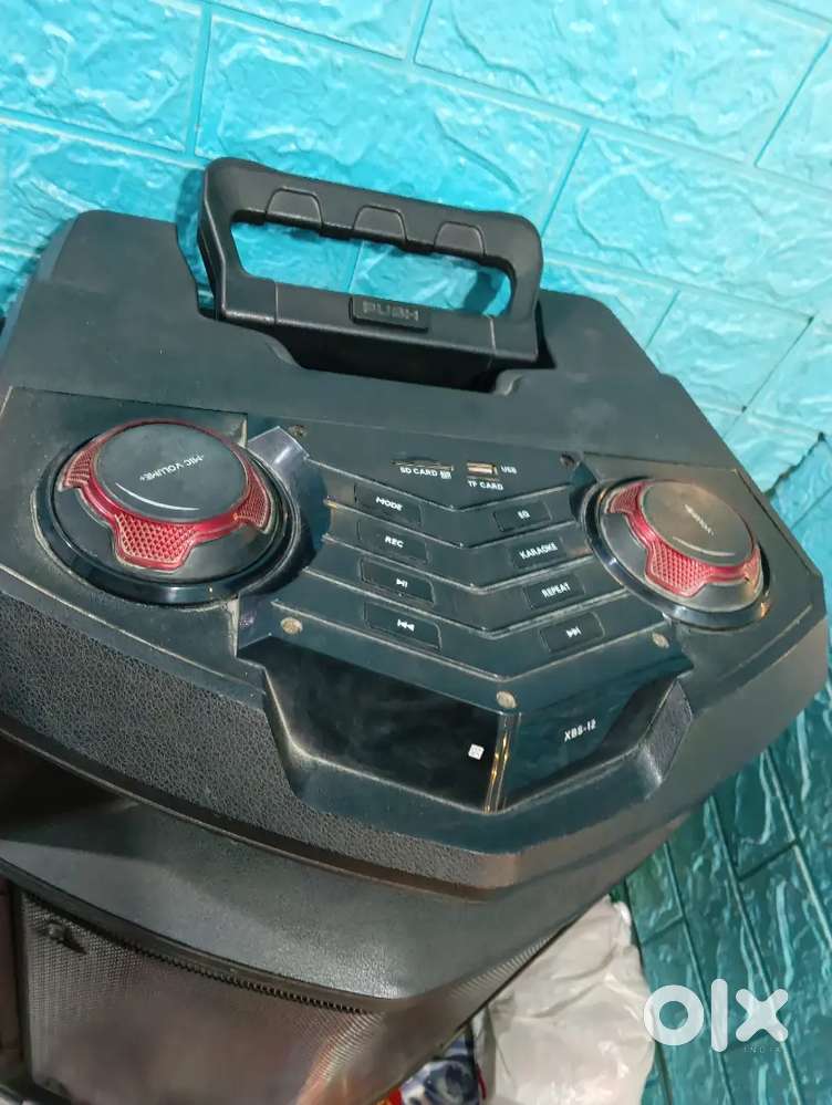 120 Watt BT karaoke speaker with 2 mikes