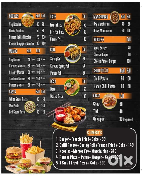 Fast Food ke chef ki jaroort hai