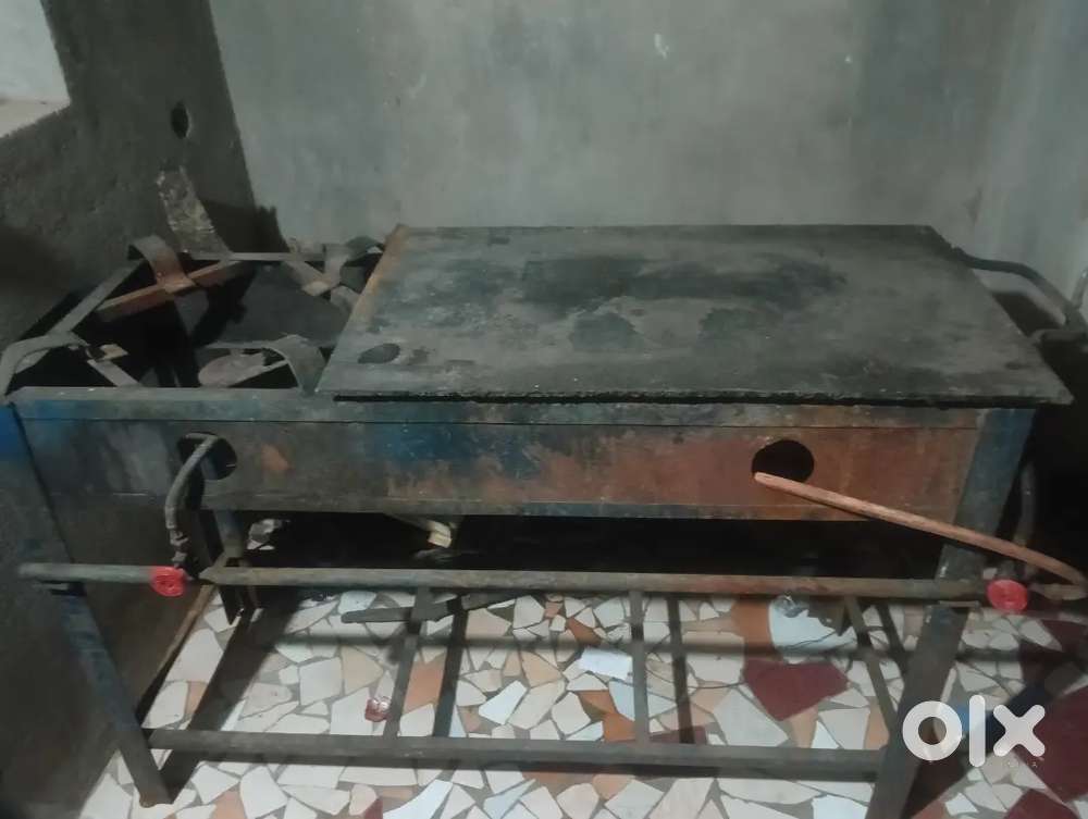 Stand stove with pan