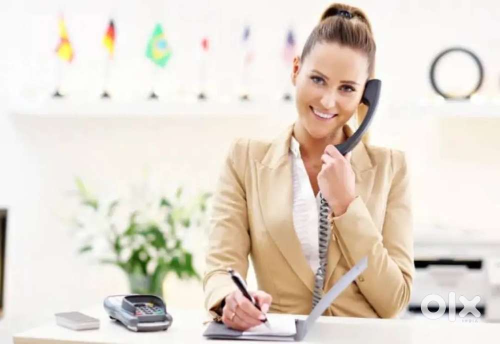 Receptionist job at GYM for Female candidate only