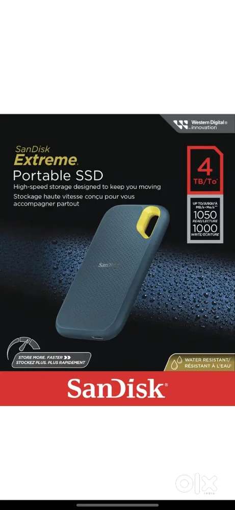 Sandisk extreme portable 2tb external ssd drive