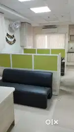 2 cabins 10-12 workstations office space in cloud 9 vaishali