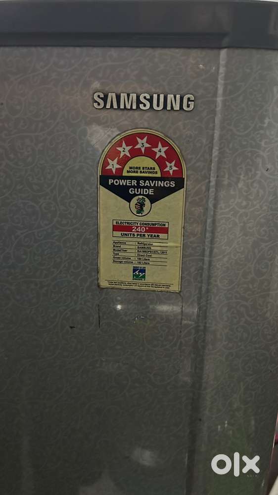 Samsung fridge 182L 5 star