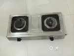 Gas stove Double burner stainless steel