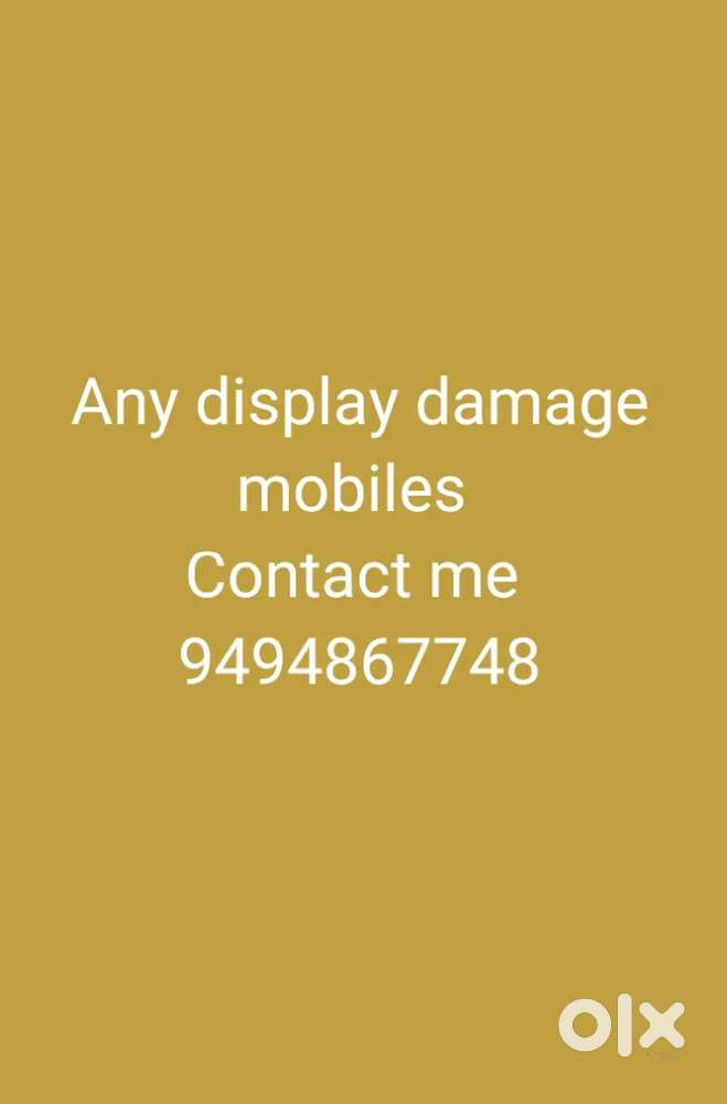 If any display damaged mobiles