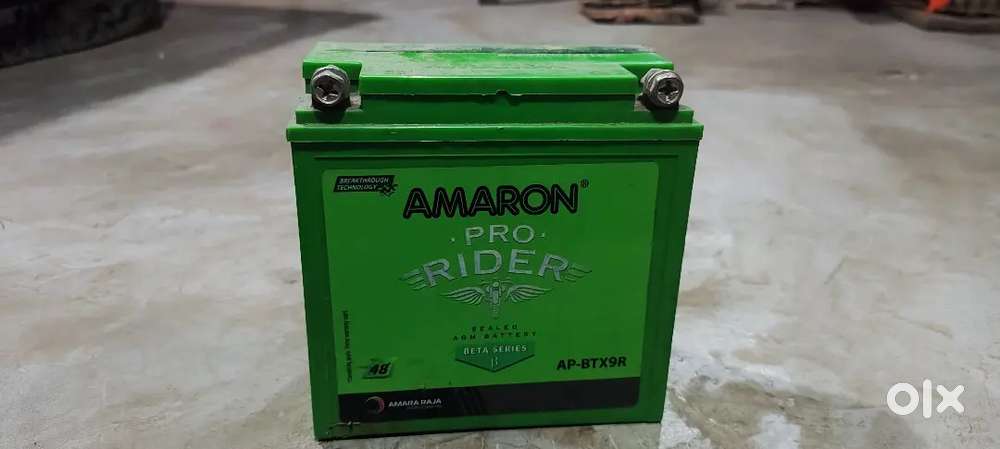 Amaron battery with warranty card