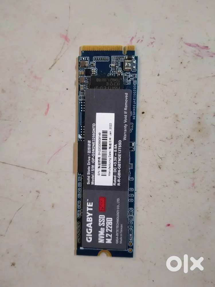 GIGABYTE 256GB NVME
