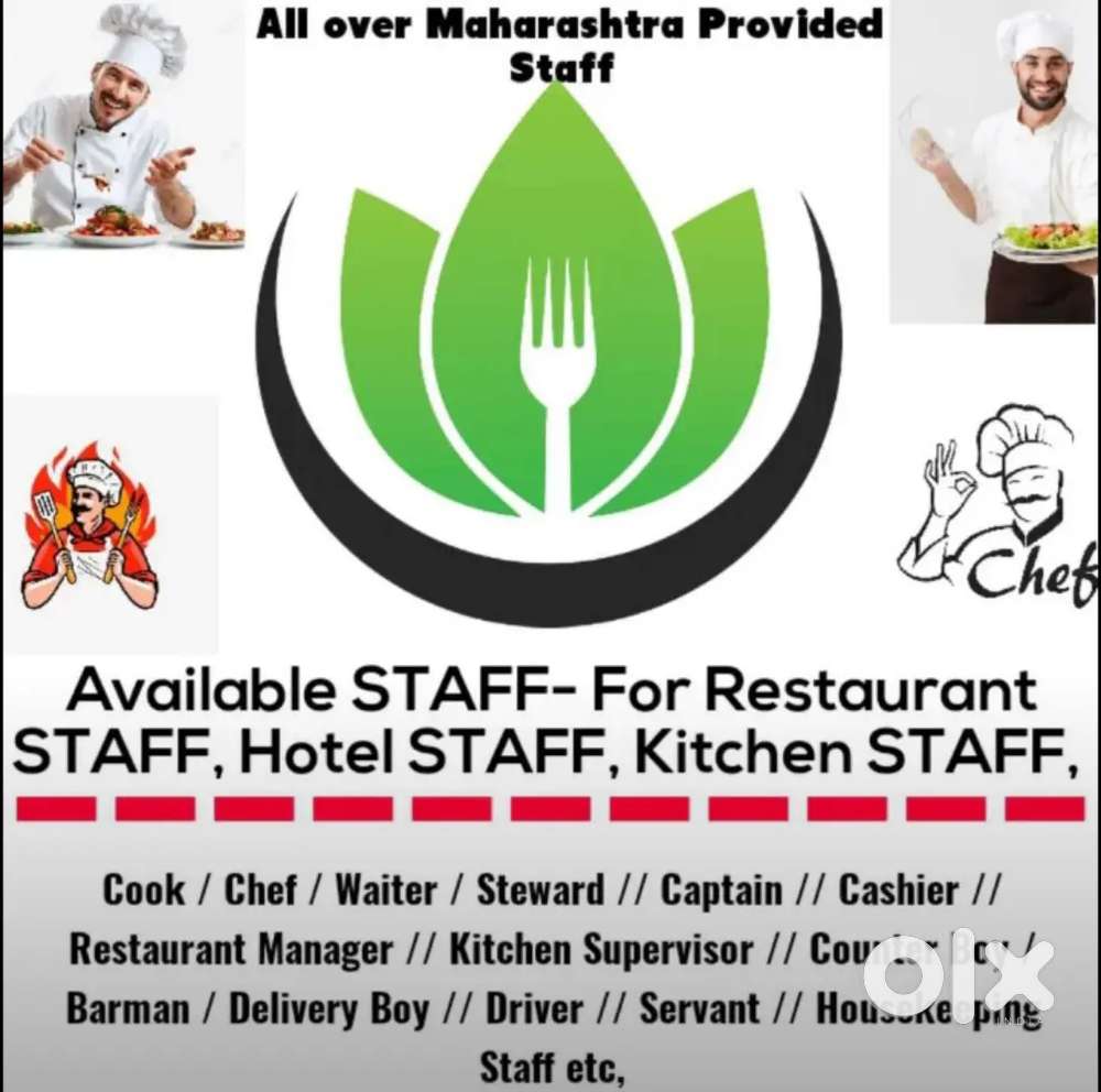Required Hotel Staff / Restaurant Bar STAFF / Kitchen Staff -Pune