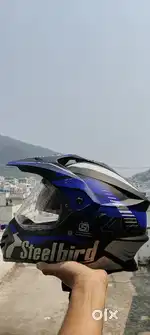 STEELBIRD HELMET SPORT WITH VISORS.