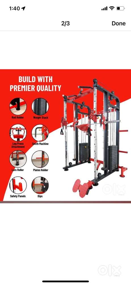 Smith Machine with 24 exeercise