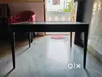 Glass top Teapoy