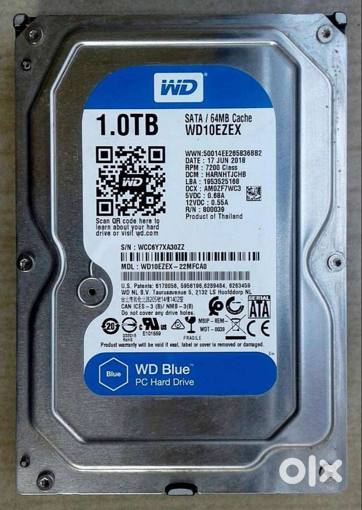 New condition One Terabyte WD Hard Disk up for sell