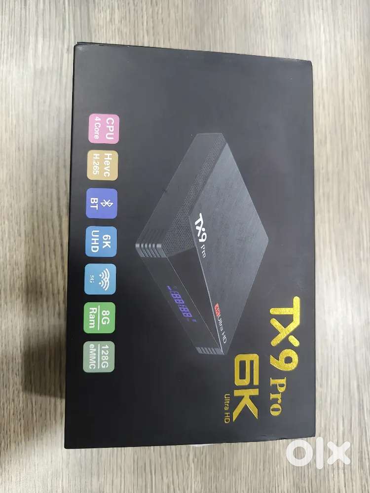 Android Box 6k Ultra UHD Convert Any Old Tv & Monitor to Smart Tv