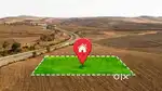 4 cents west facing plot near highway