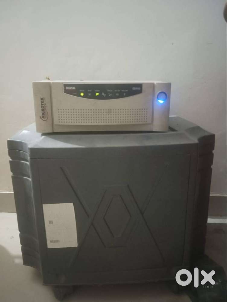 Microtek Inverter +Luminous Battery for sale