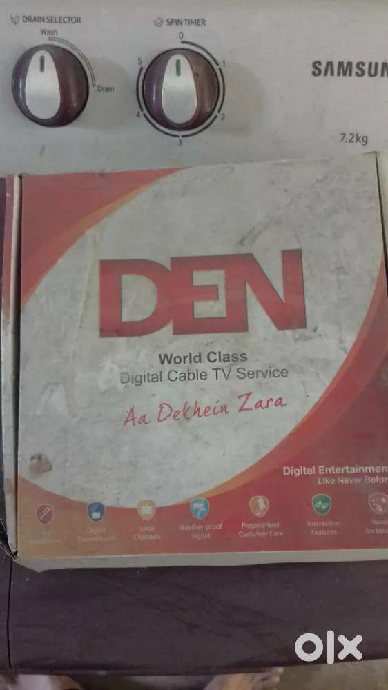 DEN Set top box with remote unused box packed ready to plug n play LED