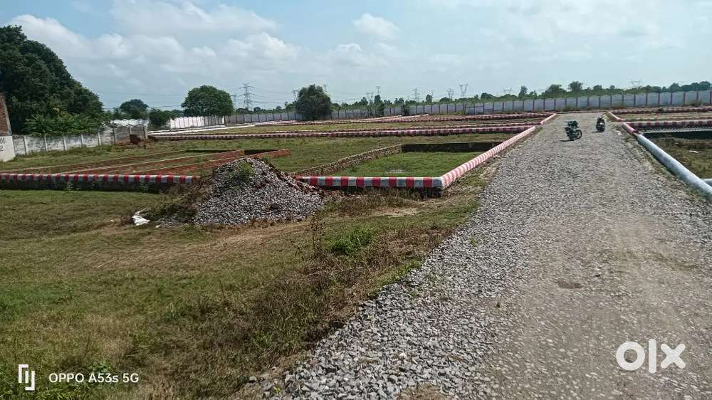 All type plots available on road  in site. barajodh kanpur dehat