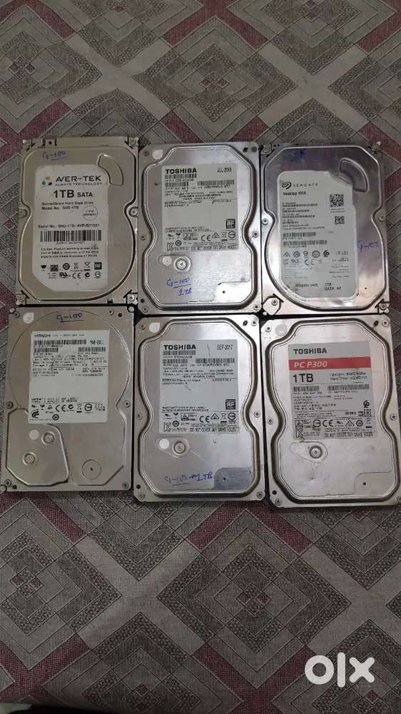 Used Hardisk , good health available 500gb,1tb,2tb,4tb Laptop desktop