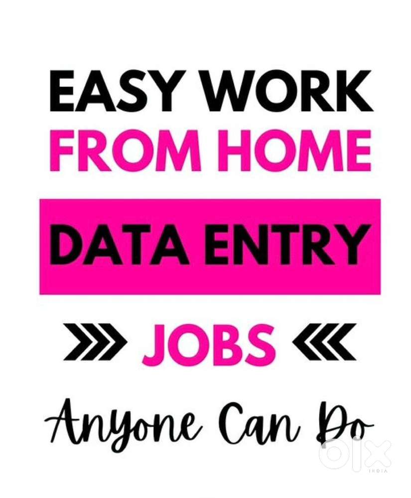 DATA ENTRY TYPING WORK AT HOME