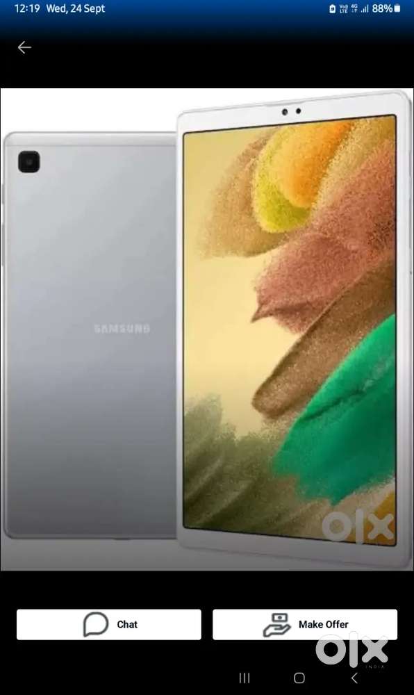 Samsung A Lite 7 tablet with Sim slote