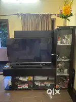 Tv stand with book shelf