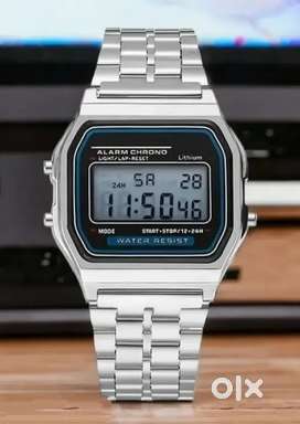 Casio Style Digital Watch | Waterproof | Premium Metal Strap | ₹299