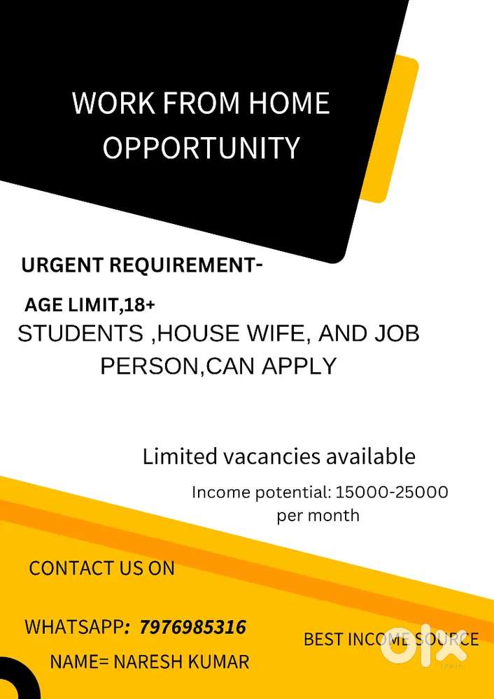 Work from home/digitally work