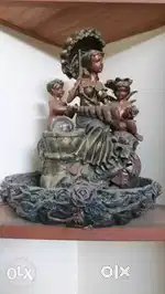 Group Of People Figurine Fountain