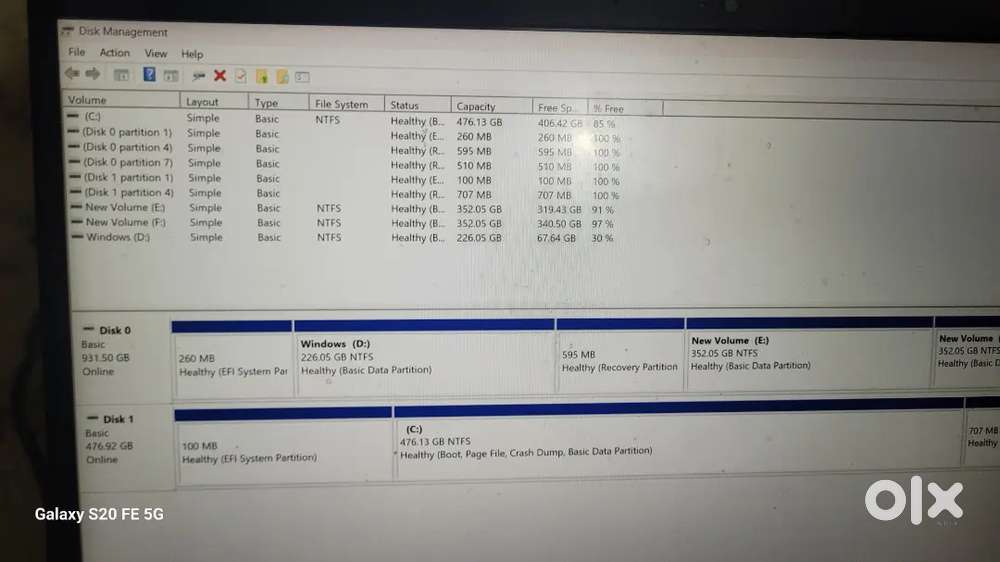 HP Laptop with 6GB graphics card 40000₹