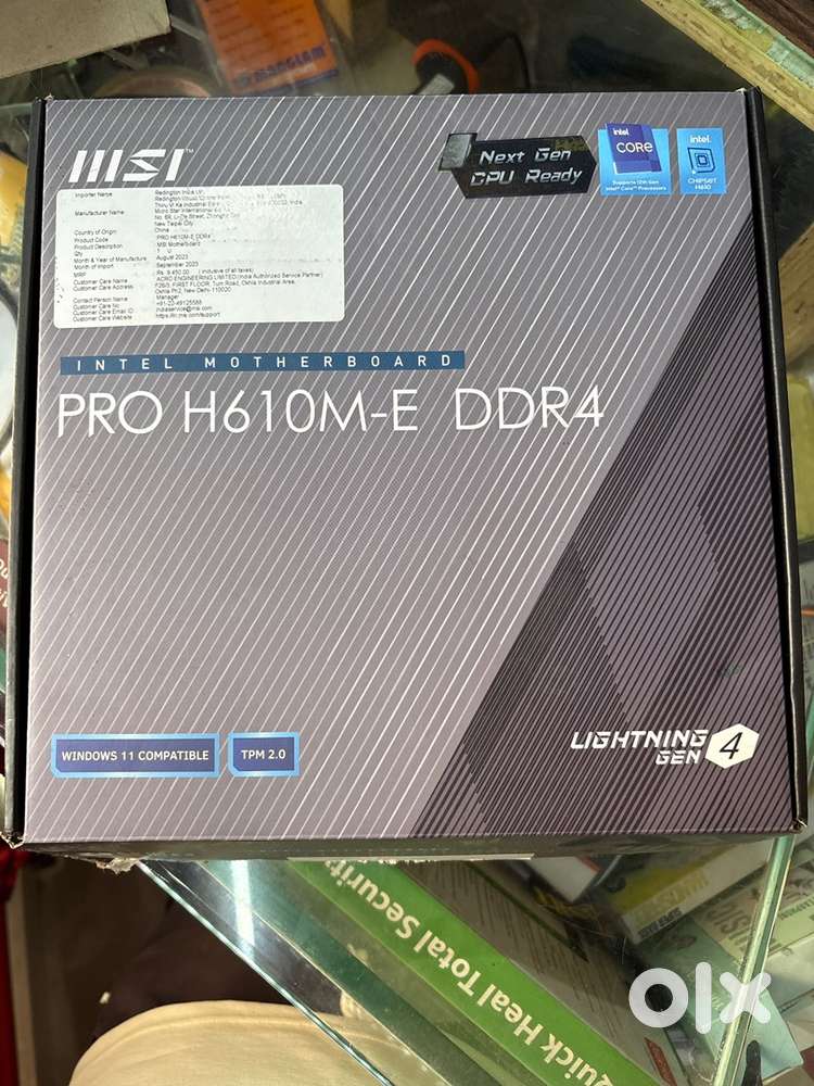 I wnt to sle my new motherbord MSI PRO 610M-E
