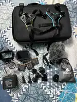 DJI OSMO 1 Action Camera with all accessories fully motovloging setup