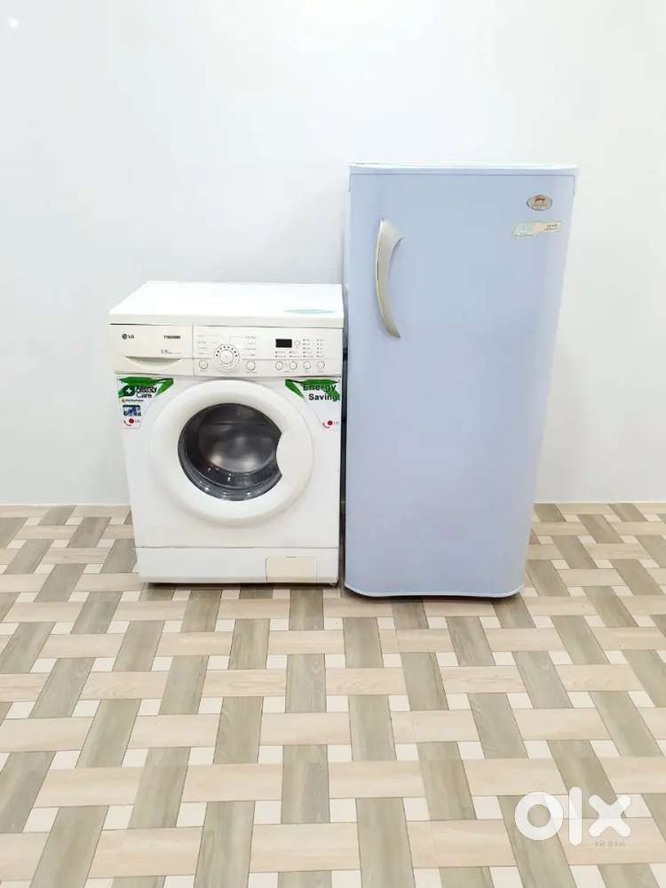 #Fully Automatic Refurbished Washing Machine and refrigerator