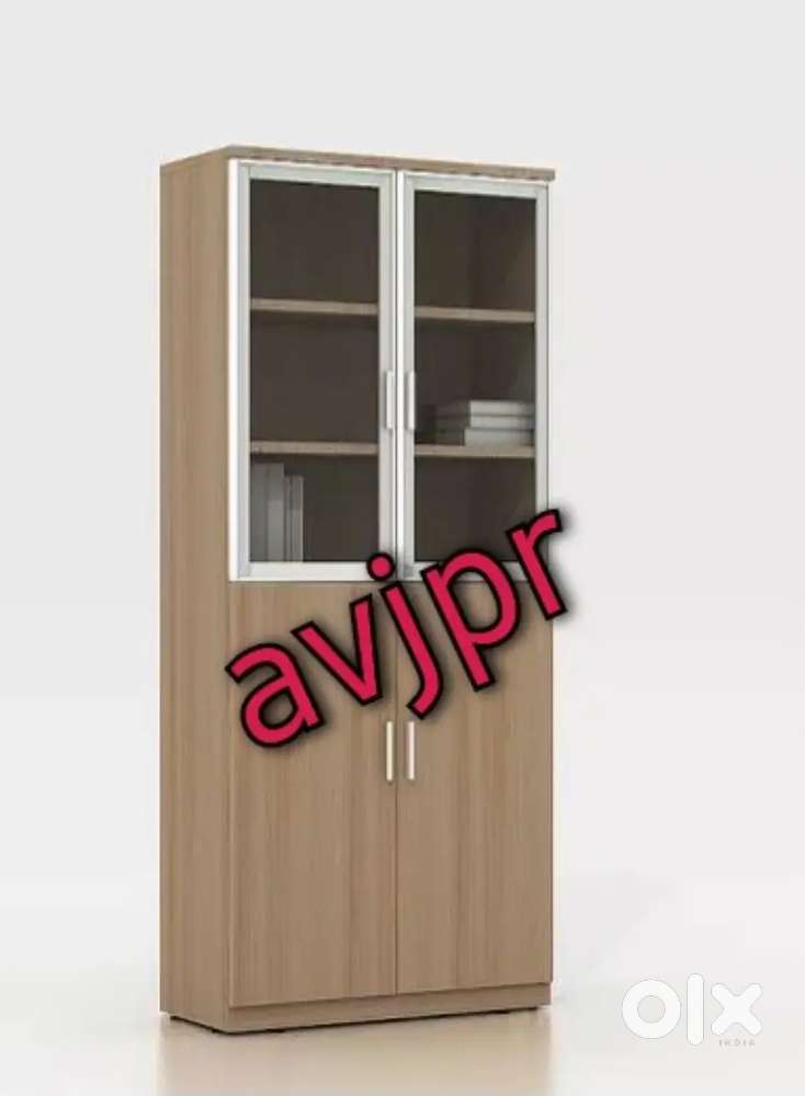 New full size wooden almirah file cabinet book rack wooden almari