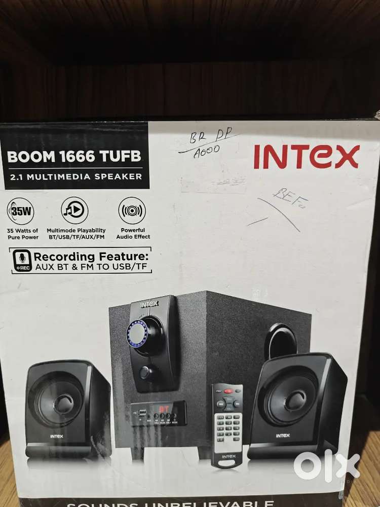 Intex MM Speaker 2.1 Boom 1666 TUFB