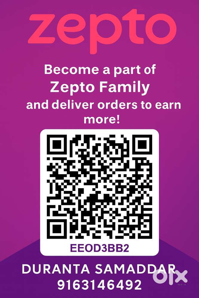 Zepto Delivery Executive.