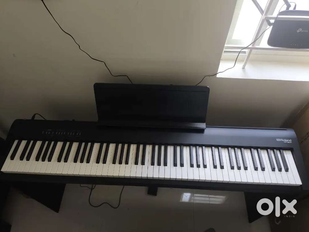 Roland FP-30X Digital Piano -Black with black wooden stand
