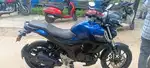 Y fz bs6 vehicle dark matter blue colour low reading vehicle