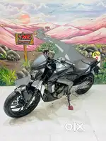 BAJAJ DOMINOR 400CC DUAL DISC DUAL ABS BS4 GREY BLACK COLOUR 2019