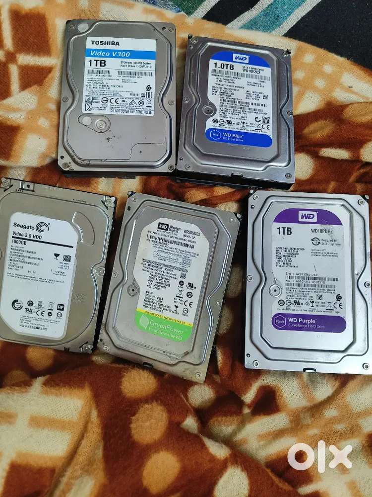 Desktop 1tb harddisk 2tb external fully working condition