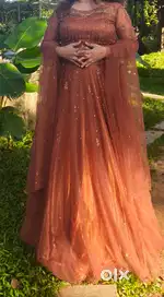 Golden brown lehenga