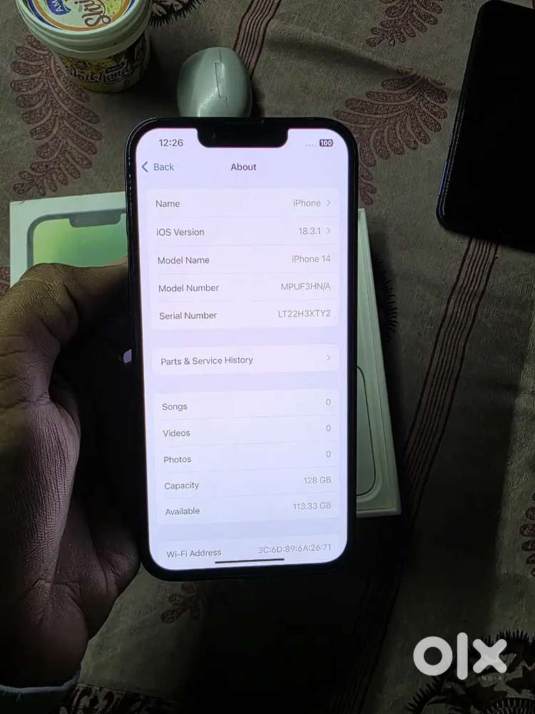 Iphone 14  all original condition