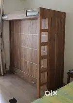 Bunk Bed & Cupboard 6×3 Top Condition