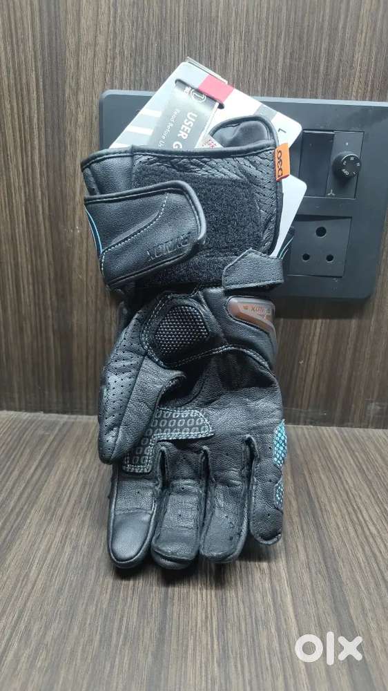 Rynox Advento Pro Gloves  Length Motorcycle Riding Gloves  Black