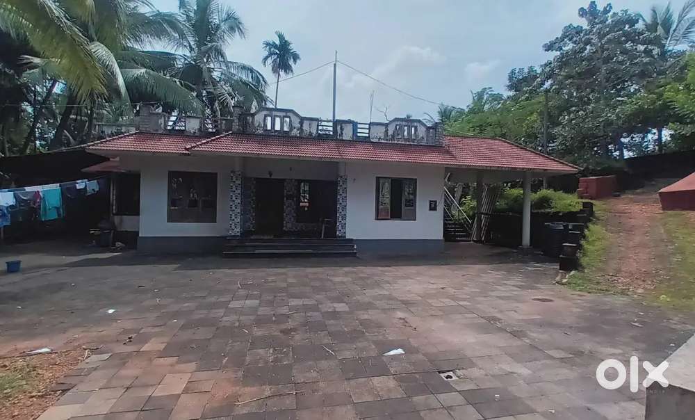 1 acar 86 cents  land with rcc home just grom state highway  1 km well