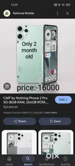 CMF 2 Pro (8GB RAM)(5G)Nothing phone