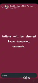 Tution  available all subjects 1to5 class