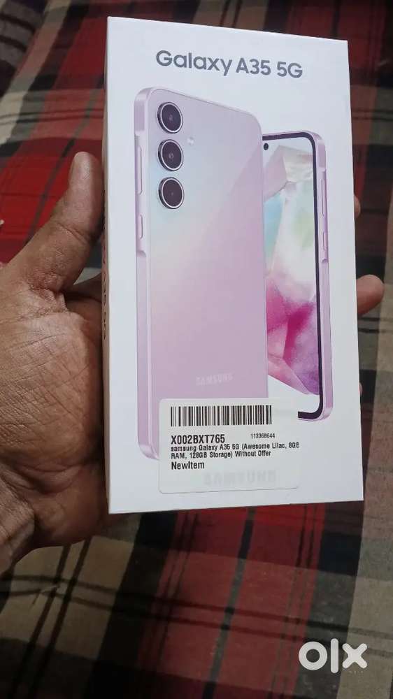 Samsung a35 8/128 brand new condition
