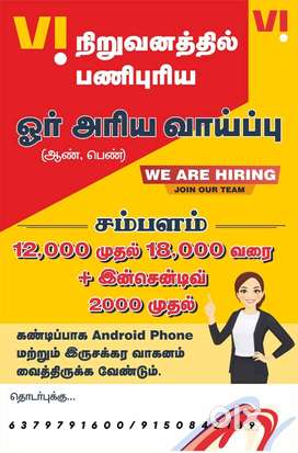 VI SALES PROMOTER JOB OPENING